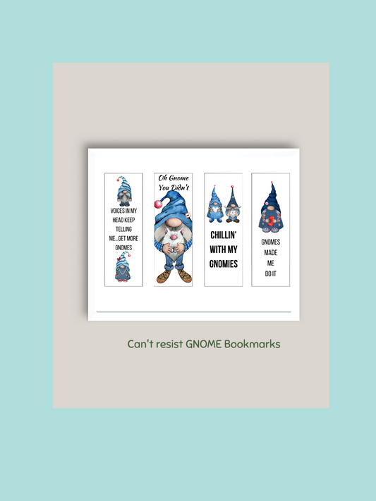 Free Printable Gnome Bookmarks